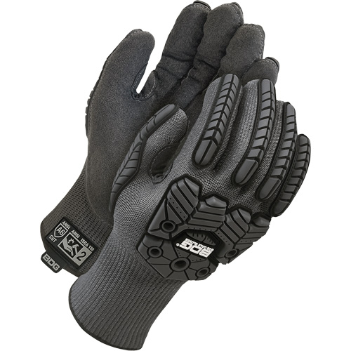 Deny&reg; Lined Cut-Resistant Impact Gloves, 7, Microfibre Palm, Elastic Cuff D. Morneault & Fils