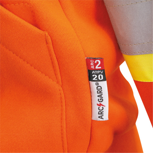 Heavyweight Safety Hoodie, Women's, X-Small, High Visibility Orange D. Morneault & Fils