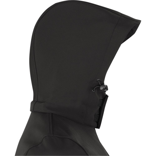 Veste chauffante Softshell, Hommes, Petit, Noir D. Morneault & Fils