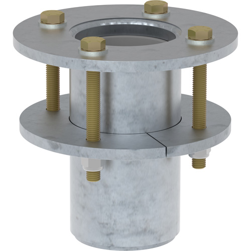 DBI-SALA&reg; Confined Space Deck Mount Base, Galvanized D. Morneault & Fils