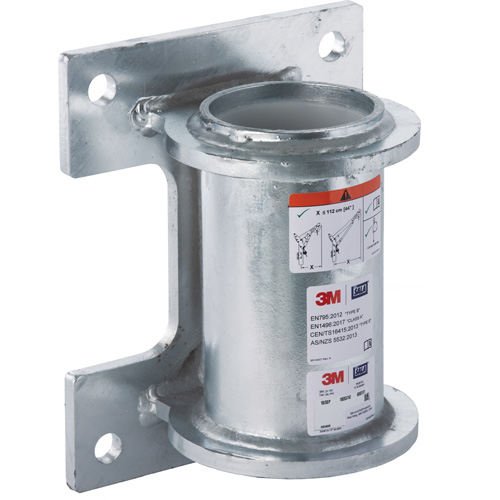 DBI-SALA&reg; Confined Space Wall Mount Base, Galvanized D. Morneault & Fils