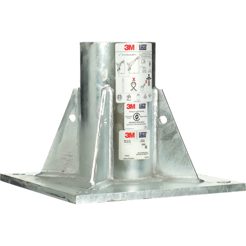DBI-SALA&reg; Confined Space Floor Mount Base, Galvanized D. Morneault & Fils