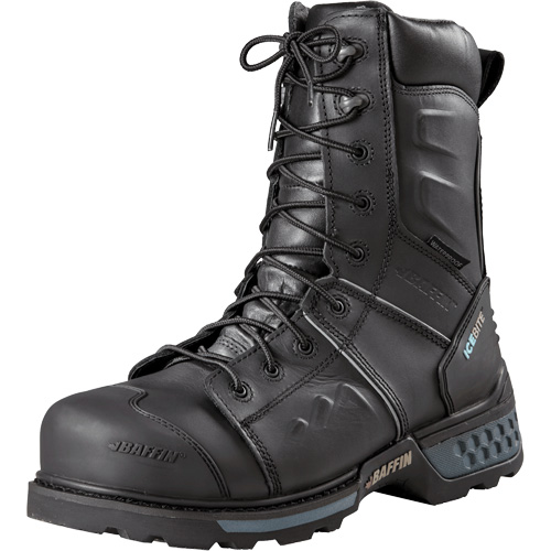 Ice Monster Men's Safety Boots, Leather, Puncture Resistant Sole, Size 10-1/2 D. Morneault & Fils