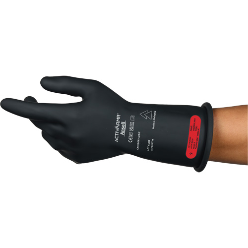 Gants &eacute;lectriques isol&eacute;s ultra l&eacute;gers ActivArmr RIG R011BUL, ASTM classe 0, Taille 9, 11" lo D. Morneault & Fils