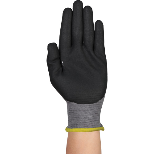 Gants r&eacute;sistants &agrave; la coupe HYFLEX 11-584, Taille 5/2T-petit, Calibre 21, Rev&ecirc;tement Mousse de nitrile, Enveloppe en PEHP/Intercept, ASTM ANSI niveau A6/EN 388 niveau F D. Morneault & Fils