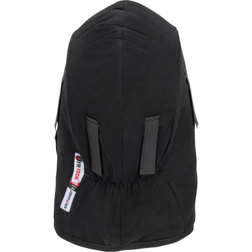 Pioneer 766A Flame-Resistant Quilted Hard Hat Liner with Detachable Mouthpiece, Black/Grey, Cotton/FR-Tech&reg;/Modacrylic/Nylon D. Morneault & Fils