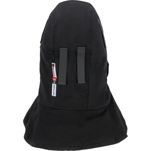 Pioneer 765A Flame-Resistant Quilted Hard Hat Liner with Long Neck & Detachable Mouthpiece, Black/Grey, Cotton/FR-Tech&reg;/Modacrylic/Nylon D. Morneault & Fils