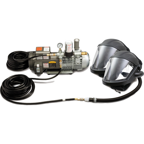 2-Worker MAXSHIELD&reg; Supplied Air Shield System D. Morneault & Fils
