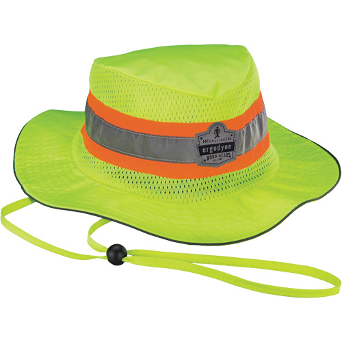 Chapeau de soleil de garde forestier GloWear 8935, 2T-grand/3T-grand, Jaune lime haute visibilit&eacute;, Polyester D. Morneault & Fils