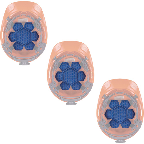 Coussin sup&eacute;rieur de refroidissement pour casque de s&eacute;curit&eacute; Chill-Its 6612 &agrave; &eacute;vacuation de lhumidit&eacute; D. Morneault & Fils