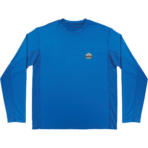 Chill-Its 6689 Cooling Long Sleeve Sun Shirt with UV Protection, Blue, Small D. Morneault & Fils
