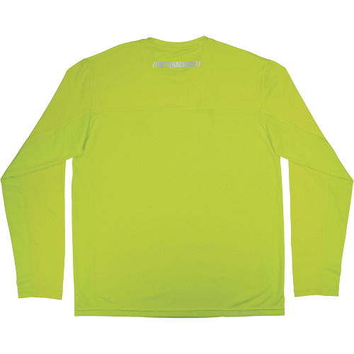 Chill-Its 6689 Cooling Long Sleeve Sun Shirt with UV Protection, High-Visibility Lime-Yellow, Small D. Morneault & Fils