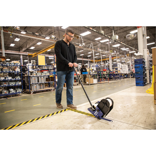 ToughStripe&reg; Max Floor Marking Tape, 2" x 100', Polyester, Black and Yellow D. Morneault & Fils