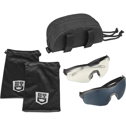 MY6 Safety Glasse Eyeshield Kit, Clear/Smoke Lens, Anti-Fog/Anti-Scratch, ANSI Z87+ D. Morneault & Fils