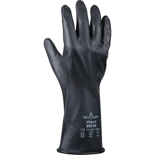 Gants r&eacute;sistant &agrave; l'acide & aux produits chimiques, Taille 2T-Grand/11, 12" lo, Caoutchouc butyle/Viton, 12 mils D. Morneault & Fils