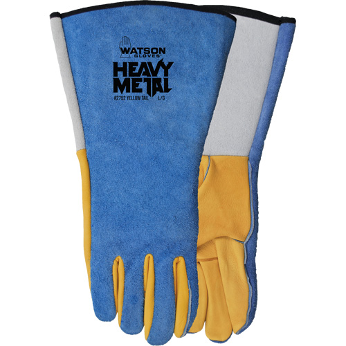 Yellow Tail MIG/TIG Welding Gloves, Grain Deerskin/Split Cowhide, Size X-Large D. Morneault & Fils