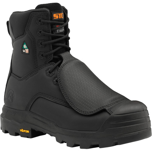 Bottes de travail Vulcan avec protecteur m&eacute;tatarsien &agrave; l'ext&eacute;rieur, Cuir, Taille 7, Imperm&eacute;able D. Morneault & Fils