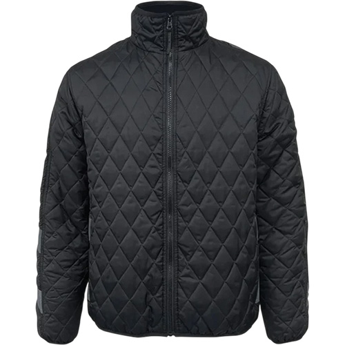 405BK Thermolite Freezer Jacket, Men's, Medium, Black D. Morneault & Fils