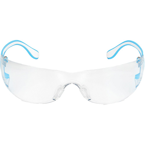 Lunettes de s&eacute;curit&eacute; bleu/blanc Adapt Lite, Lentille Transparent, Antibu&eacute;e/Anti-&eacute;gratignures, ANSI Z87+/R&eacute;pond ou surpasse la norme CSA Z94.3 D. Morneault & Fils