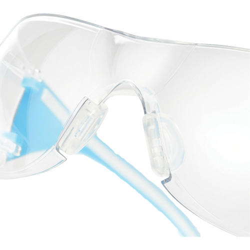 Lunettes de s&eacute;curit&eacute; bleu/blanc Adapt Lite, Lentille Transparent, Antibu&eacute;e/Anti-&eacute;gratignures, ANSI Z87+/R&eacute;pond ou surpasse la norme CSA Z94.3 D. Morneault & Fils
