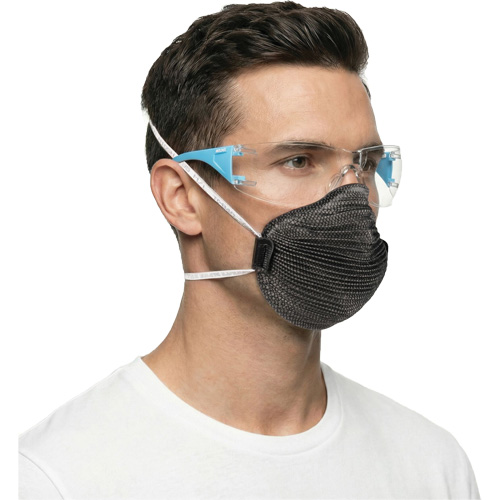 Lunettes de s&eacute;curit&eacute; bleu/blanc Adapt Lite, Lentille Transparent, Antibu&eacute;e/Anti-&eacute;gratignures, ANSI Z87+/R&eacute;pond ou surpasse la norme CSA Z94.3 D. Morneault & Fils