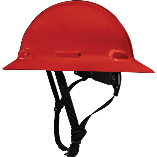 LIDGUARD&reg; Full Brim Hardhat with Chinstrap, Meets CSA Type 1, Ratchet Suspension, Vented D. Morneault & Fils