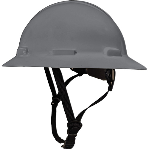 LIDGUARD&reg; Full Brim Hardhat with Chinstrap, Meets CSA Type 1, Ratchet Suspension, Vented D. Morneault & Fils