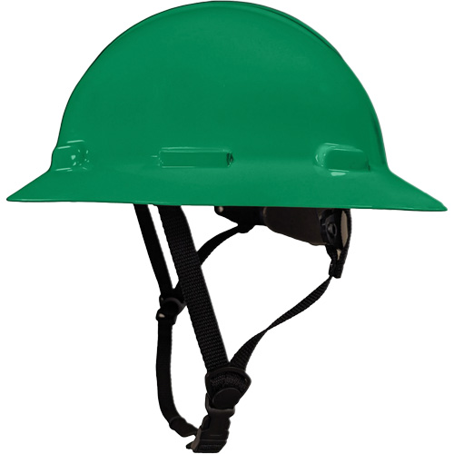 LIDGUARD&reg; Full Brim Hardhat with Chinstrap, Meets CSA Type 1, Ratchet Suspension, Vented D. Morneault & Fils
