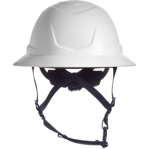 V-Gard H2&reg; Full Brim Safety Helmet, Ratchet Suspension, Non-Vented D. Morneault & Fils