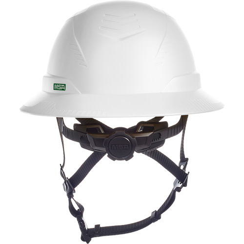 V-Gard H2&reg; Full Brim Safety Helmet, Ratchet Suspension, Non-Vented D. Morneault & Fils