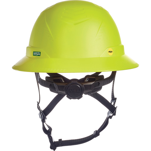 V-Gard H2&reg; Full Brim Safety Helmet with Mips&reg; Safety System, Ratchet Suspension, Non-Vented D. Morneault & Fils