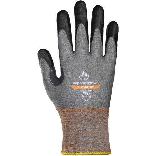 Gants ultra-minces Dexterity Pro S21TXUFNRT, Taille 5, Calibre 21, Rev&ecirc;tement Mousse de nitrile, Enveloppe en Nylon/TenActiv, ASTM ANSI niveau A9 D. Morneault & Fils