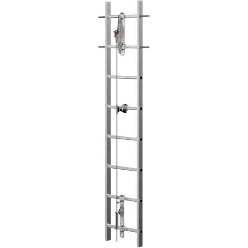 VI-Go&reg; Vertical Cable Ladder Safety System, Stainless Steel D. Morneault & Fils