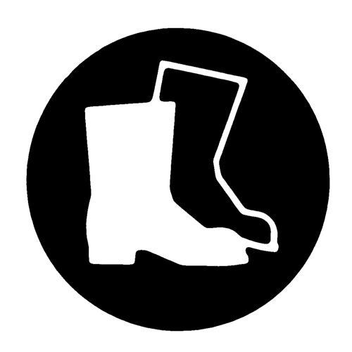 &eacute;tiquettes avec pictogramme Right to Know - Combinaison pleine protection, Vinyle, Feuille, 5/8" lo x 3/4" la D. Morneault & Fils