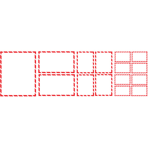 &eacute;tiquettes SIMDUT 200/bte, Vinyle, Rouleau, 4-3/4" lo x 8-1/2" la D. Morneault & Fils