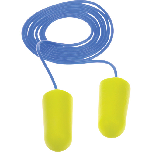 E-A-Rsoft Yellow Neon Earplugs, Bulk - Polybag, Corded D. Morneault & Fils