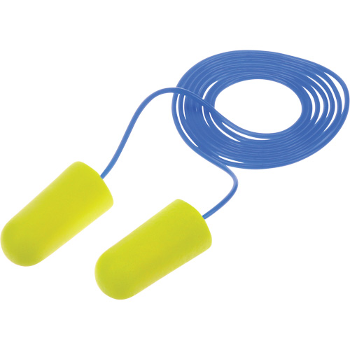 E-A-Rsoft Yellow Neon Earplugs, Bulk - Polybag, Corded D. Morneault & Fils
