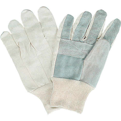 Standard-Duty Work Gloves, Large, Split Cowhide Palm D. Morneault & Fils