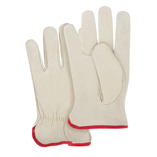 Close-Fit Driver's Gloves, Small, Grain Cowhide Palm D. Morneault & Fils