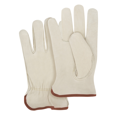 Close-Fit Driver's Gloves, Large, Grain Cowhide Palm D. Morneault & Fils