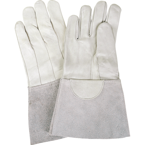 Gants de soudage &agrave; l'arc TIG, Cuir fleur de mouton, Taille Moyen D. Morneault & Fils