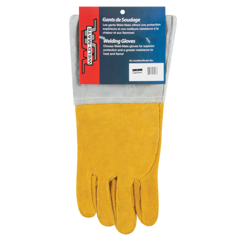 Superior Fit TIG Welding Gloves, Split Deerskin, Size Large D. Morneault & Fils