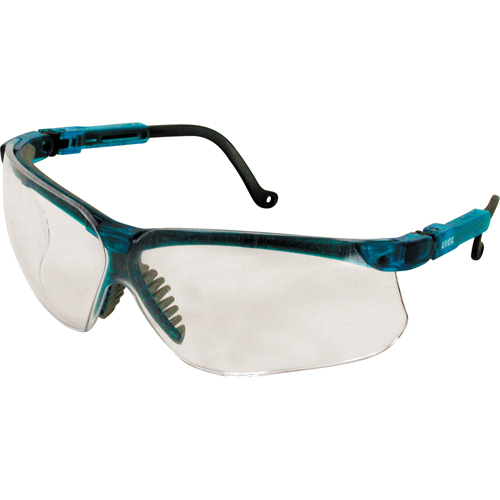 Lunettes de s&eacute;curit&eacute; Uvex Genesis, Lentille Transparent, Anti-&eacute;gratignures, R&eacute;pond ou surpasse la norme CSA Z94.3 D. Morneault & Fils