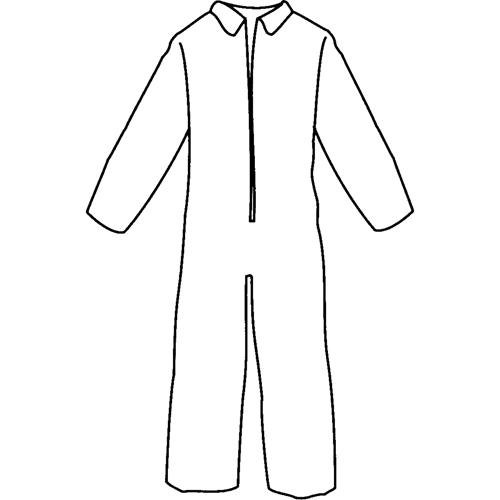 Pyrolon&reg; Plus 2 Disposable FR Coveralls, Small, Blue, FR Treated Fabric D. Morneault & Fils