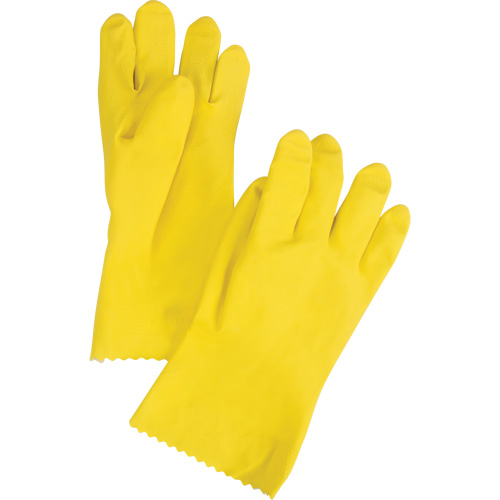 Gants ChemStop, Taille Petit/7, 12" lo, Latex, Doublure en Ouat&eacute;e, 16 mils D. Morneault & Fils
