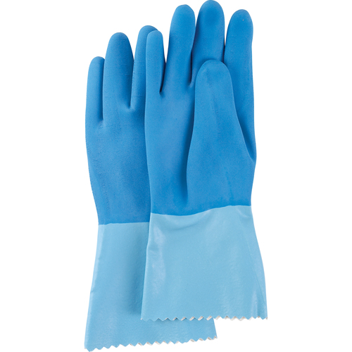 Blue-Grip Heavyweight Gloves, Size 6/Small, 12" L, Rubber Latex, Interlock Inner Lining, 45-mil D. Morneault & Fils
