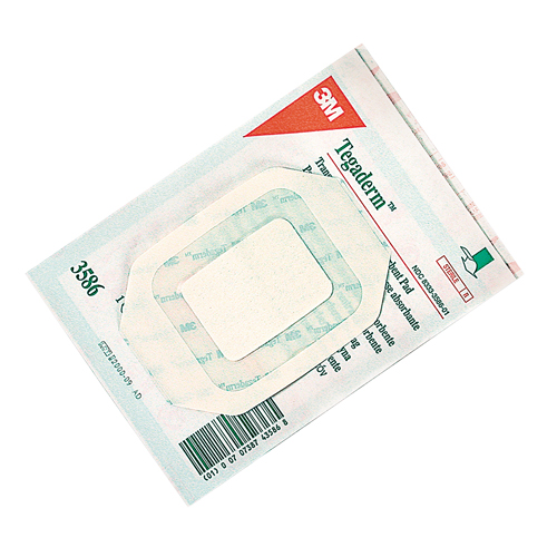 Tegaderm Transparent Dressing With Absorbent Pad, Rectangular/Square, 4", Plastic, Sterile D. Morneault & Fils