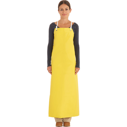 Reinforced Heavy-Duty Apron, Neoprene, 45" L x 35" W, Yellow D. Morneault & Fils
