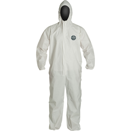 ProShield&reg; 60 Coveralls, Small, White, Microporous D. Morneault & Fils