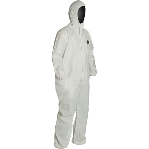 ProShield&reg; 60 Coveralls, Small, White, Microporous D. Morneault & Fils